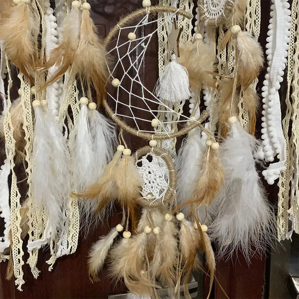 5pcsset Dream Catchers Boho Home Decor Macrame Dream catchers