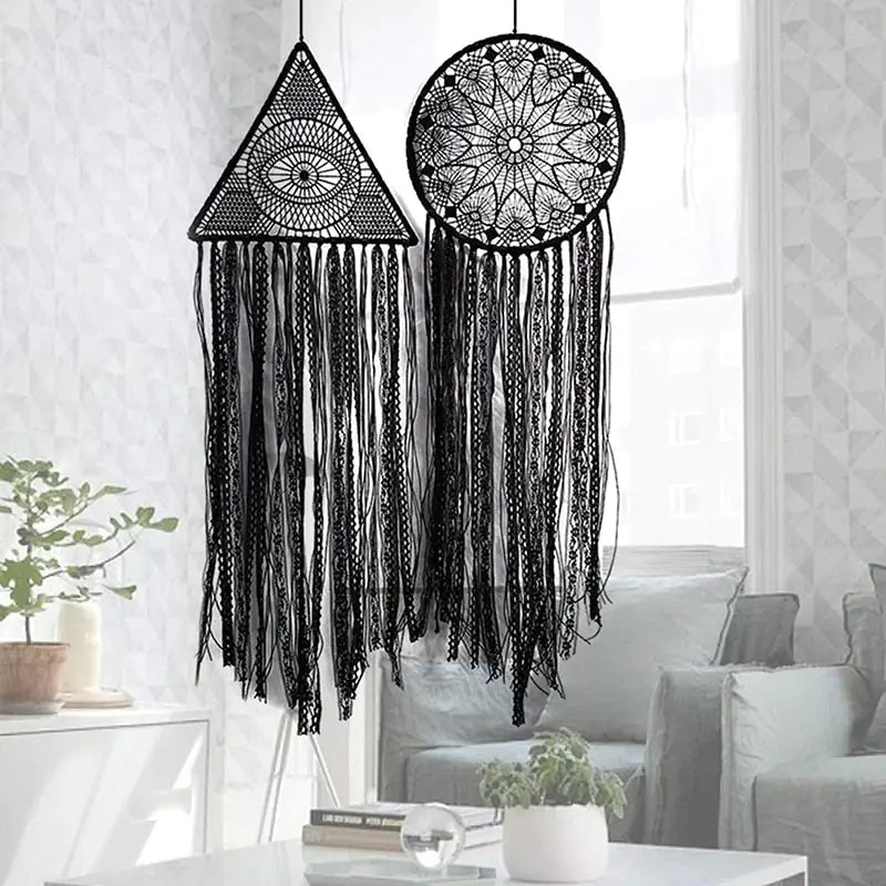 5pcsset Dream Catchers Boho Home Decor Macrame Dream catchers